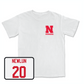 White Softball Comfort Colors Tee Large / Abbey Newlun | #20