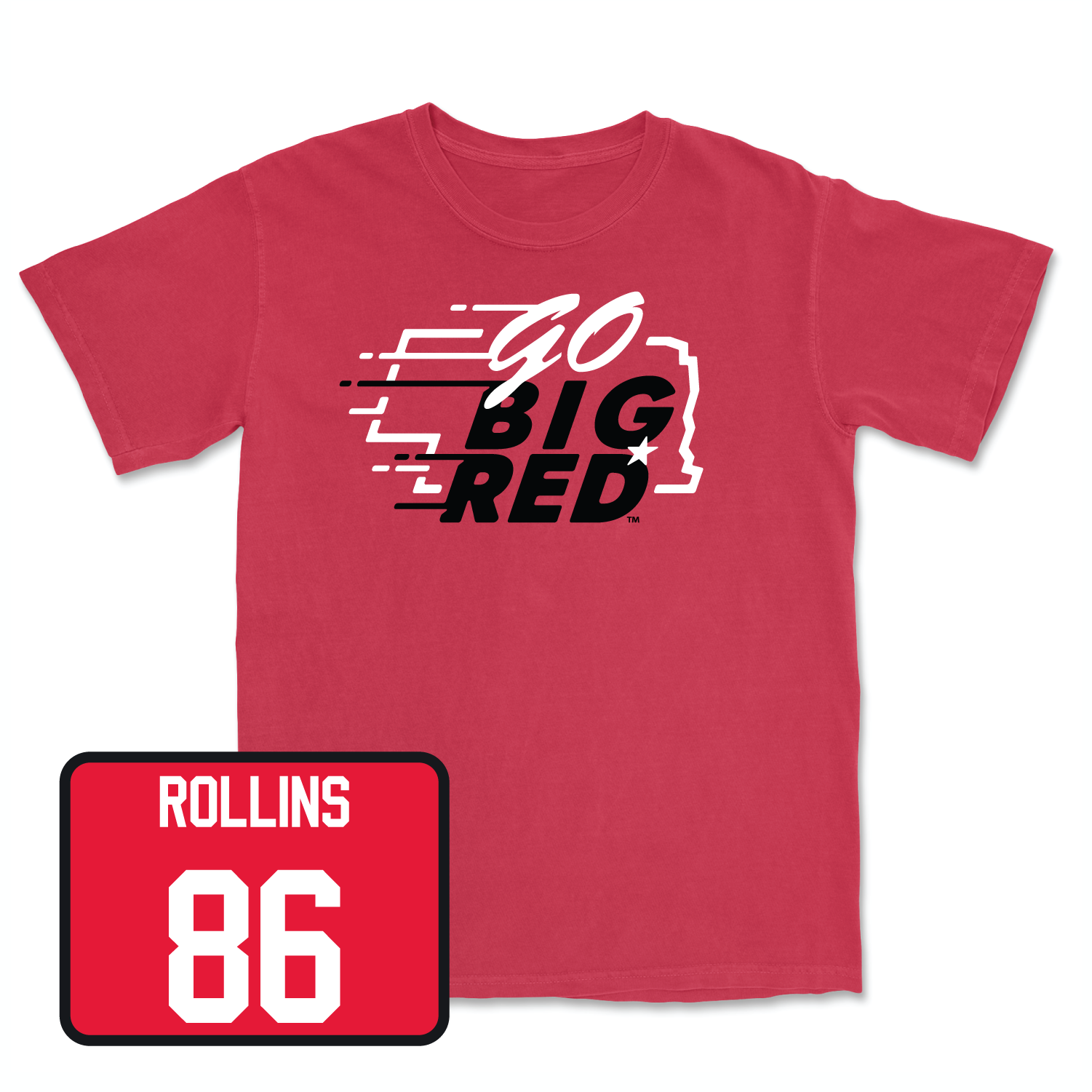 Red Football GBR Tee Youth Large / Aj Rollins | #86