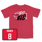 Red Softball GBR Tee Large / Abbie Squier | #8