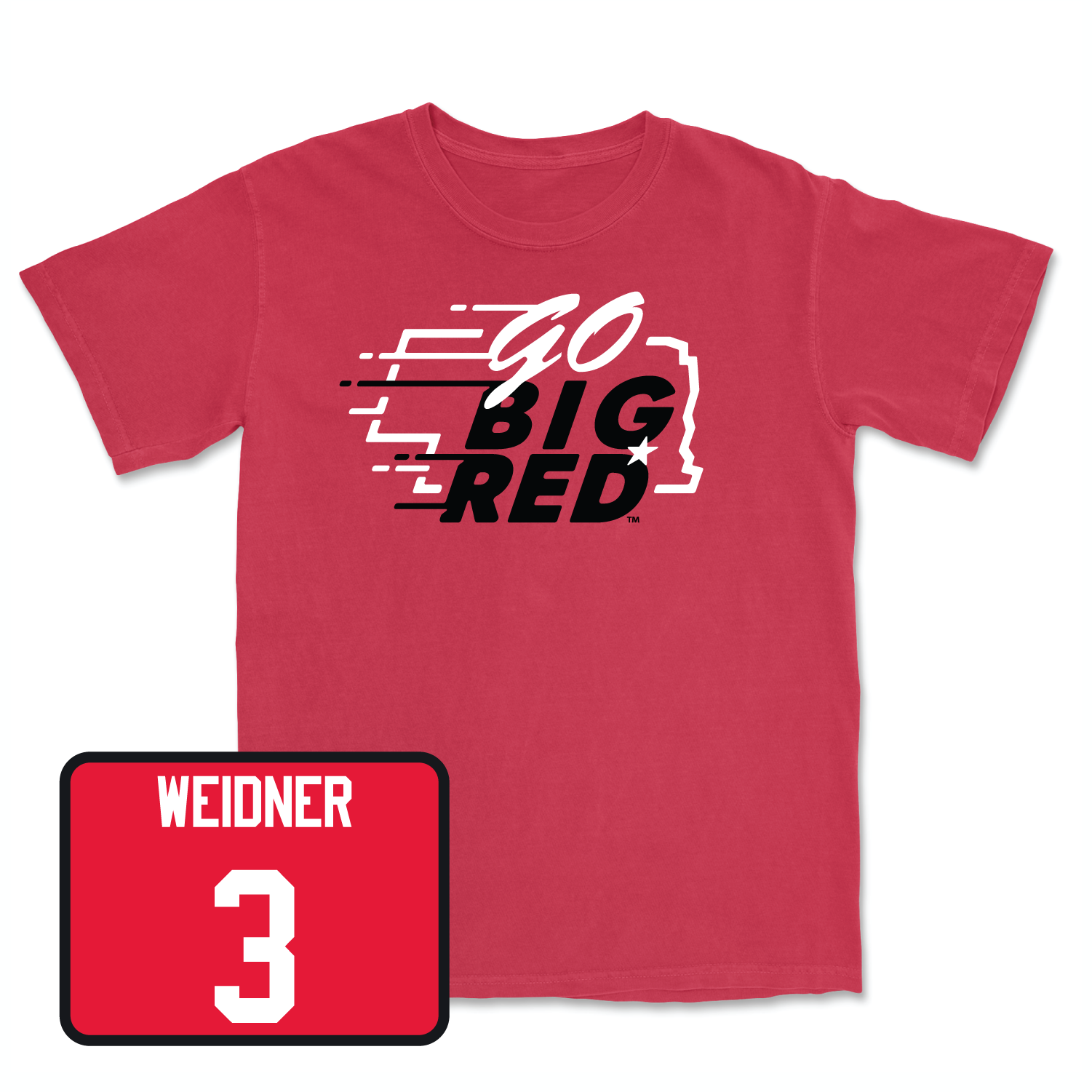 Red Women's Basketball GBR Tee Youth Small / Allison Weidner | #3