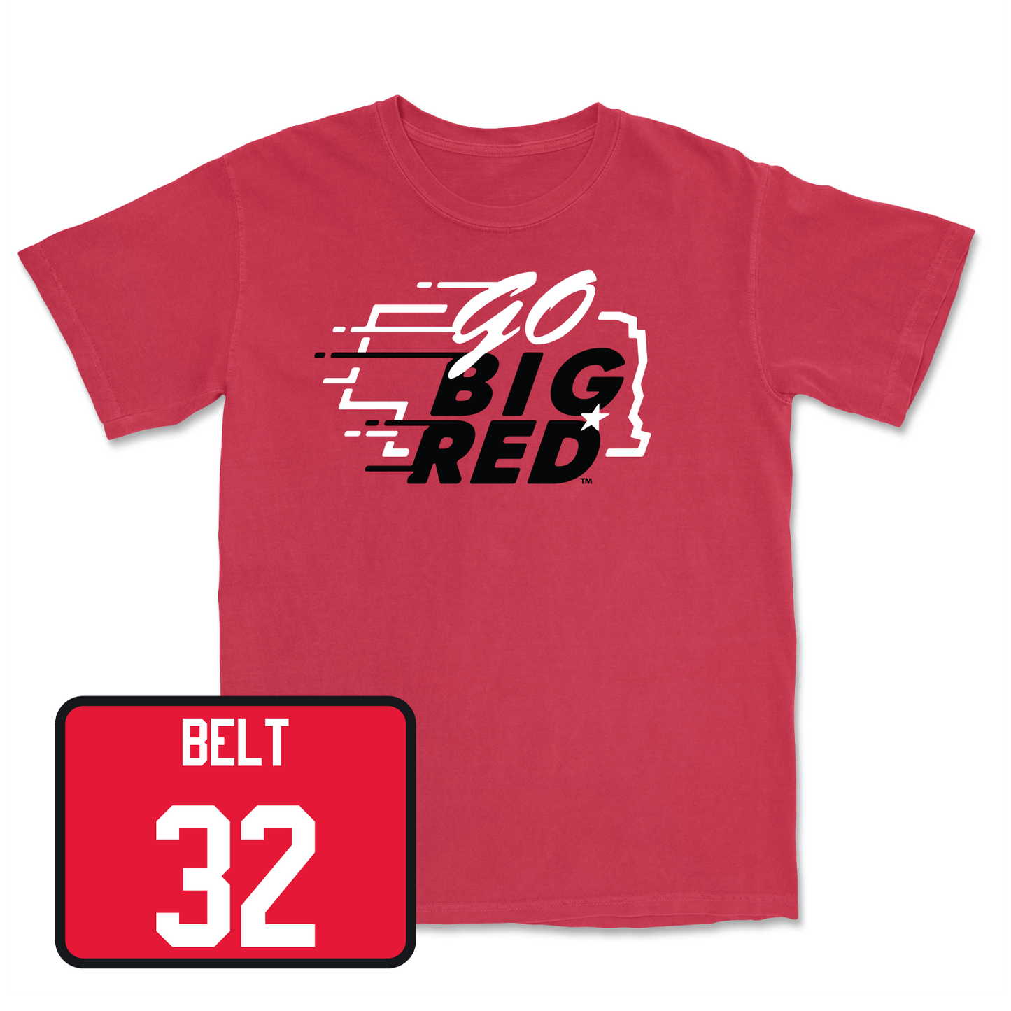 Red Football GBR Tee 4 Large / Brody Belt | #32