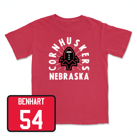 Red Football Cornhuskers Tee 6 2X-Large / Bryce Benhart | #54