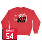 Red Football GBR Crew 6 Youth Large / Bryce Benhart | #54