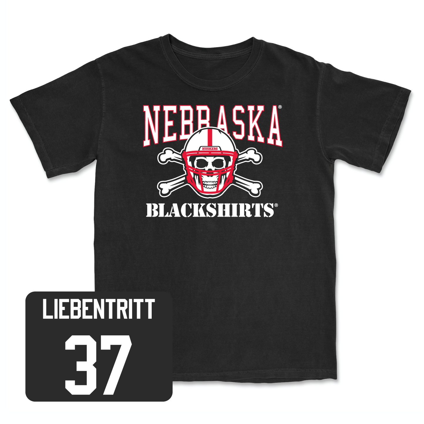 Black Football Blackshirts Tee Youth Large / Barret Liebentritt | #37