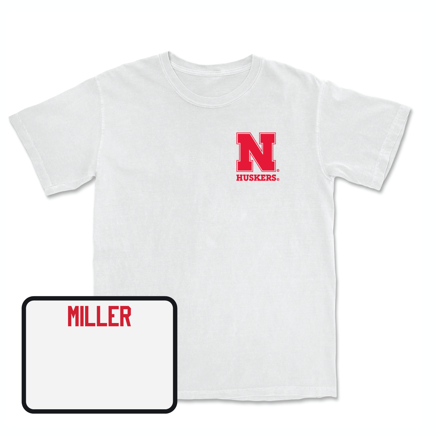 White Track & Field Comfort Colors Tee Small / Brooklyn Miller