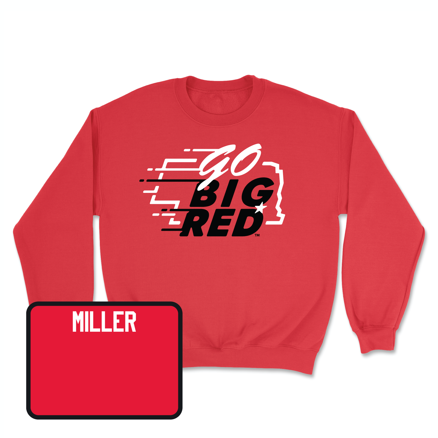 Red Track & Field GBR Crew Large / Brooklyn Miller