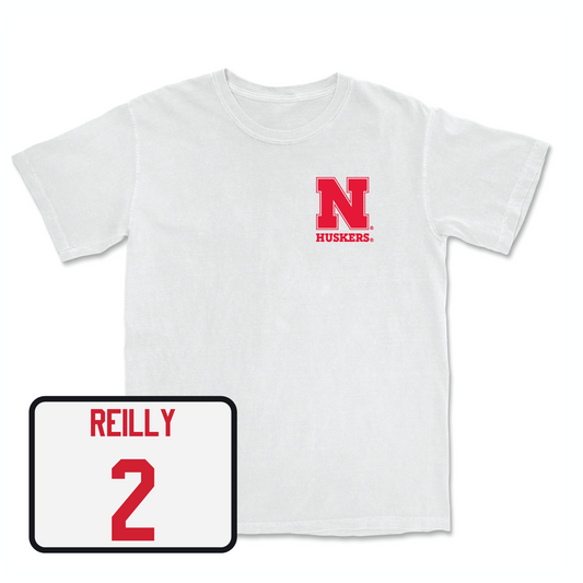White Women's Volleyball Comfort Colors Tee Youth Small / Bergen Reilly | #2