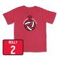 Red Women's Volleyball Crown Tee Small / Bergen Reilly | #2