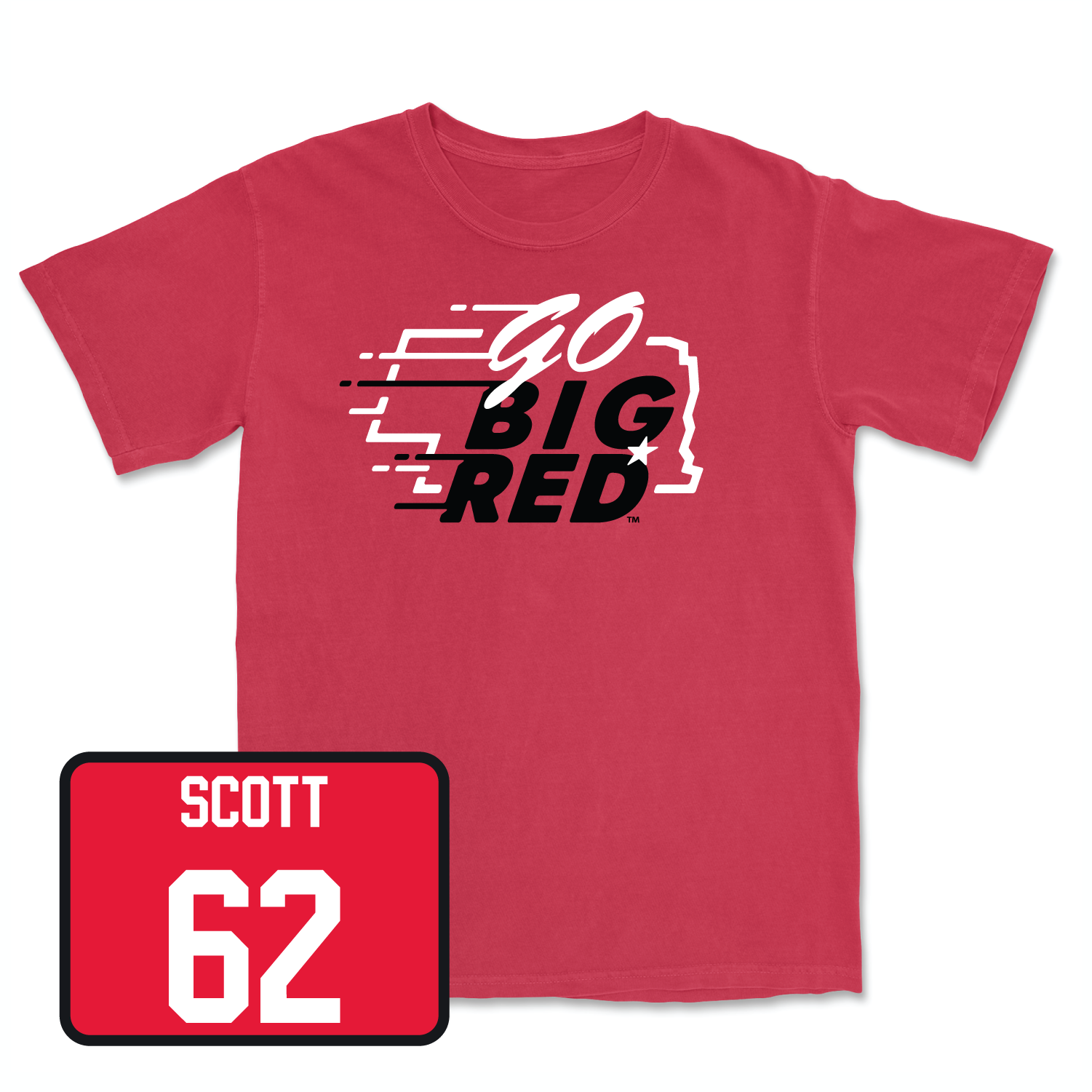 Red Football GBR Tee 6 Youth Large / Ben Scott | #62