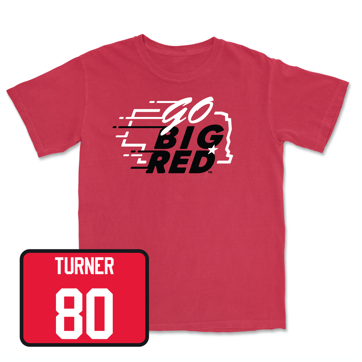 Red Football GBR Tee Youth Large / Brice Turner | #80