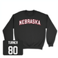 Black Football Nebraska Crew Youth Large / Brice Turner | #80