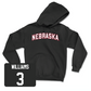 Black Men's Basketball Nebraska Hoodie Medium / Brice Williams | #3