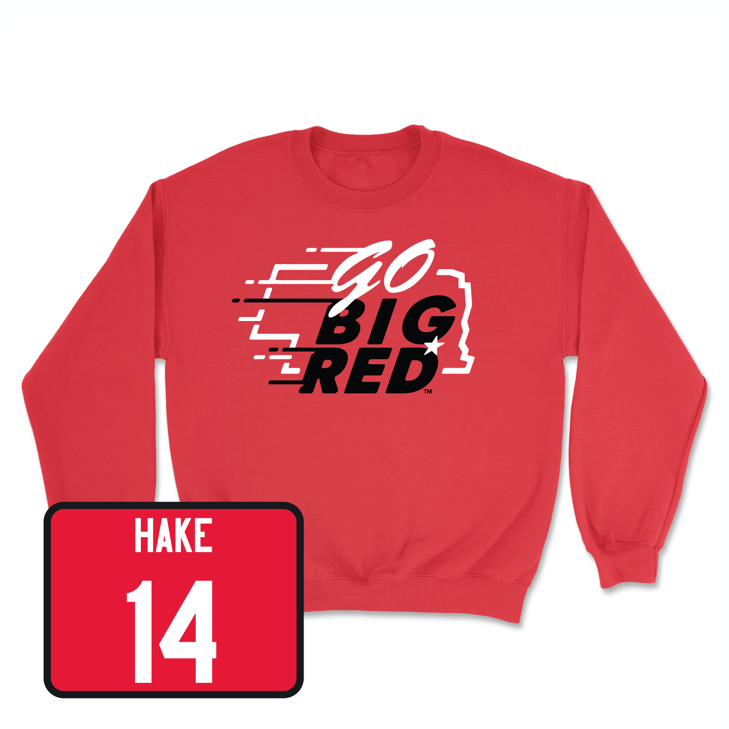 Red Women's Basketball GBR Crew 4X-Large / Callin Hake | #14