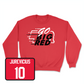 Red Women's Volleyball GBR Crew Youth Large / Caroline Jurevicius | #10