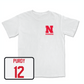 White Football Comfort Colors Tee 2 Small / Chubba Purdy | #12