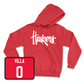 Red Women's Soccer Huskers Hoodie Youth Large / Cece Villa | #0