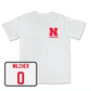 White Men's Basketball Comfort Colors Tee Small / C.J. Wilcher | #0