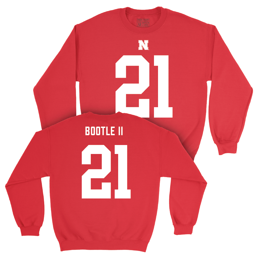 Nebraska Football Red Shirsey Crew - Dwight Bootle II | #21 Youth Small