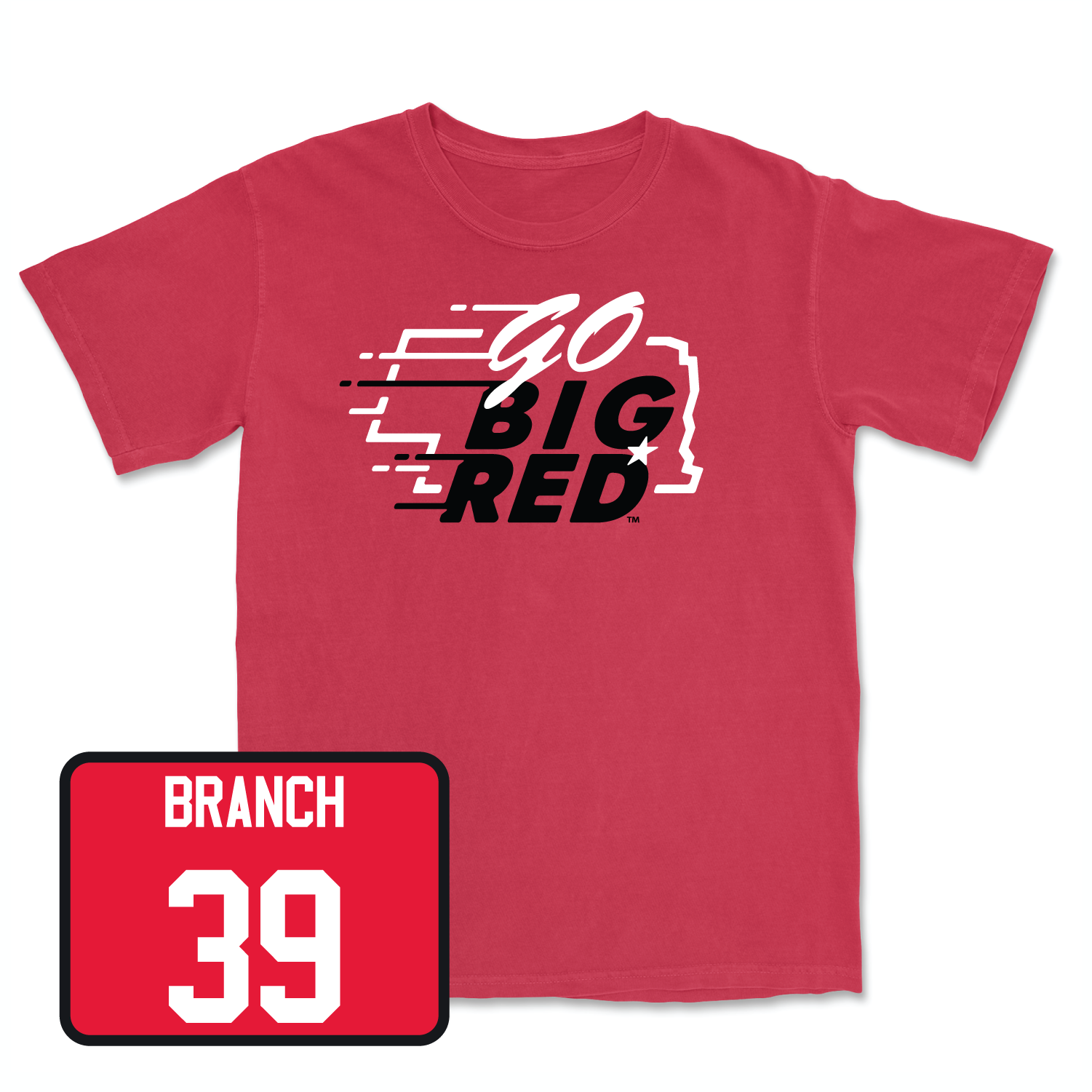 Red Football GBR Tee 5 2X-Large / Derek Branch | #39