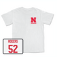 White Football Comfort Colors Tee Youth Large / Dylan Rogers | #52