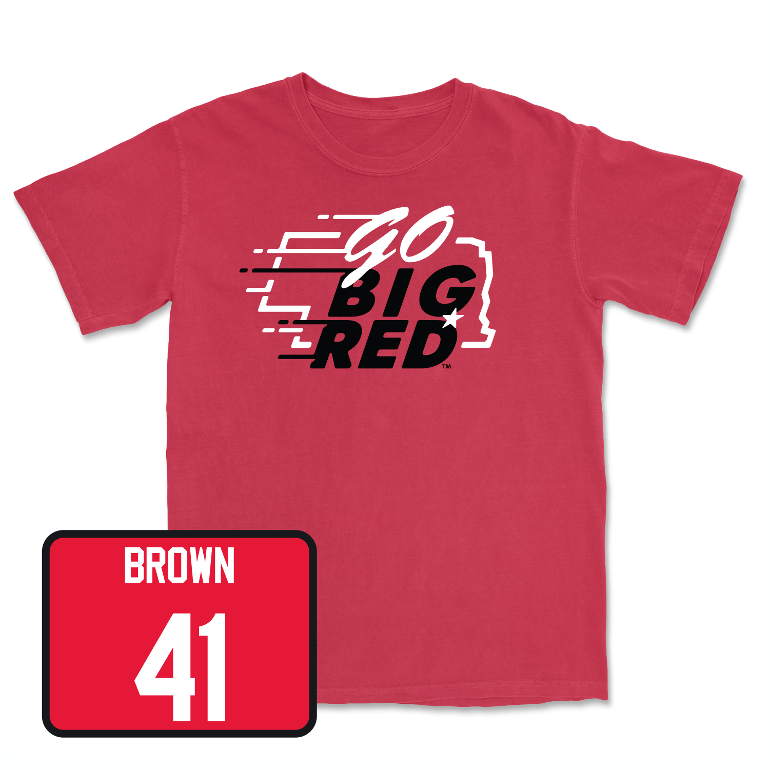 Red Football GBR Tee 5 2X-Large / Elliott Brown | #41