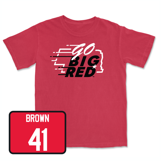 Red Football GBR Tee 5 Youth Small / Elliott Brown | #41