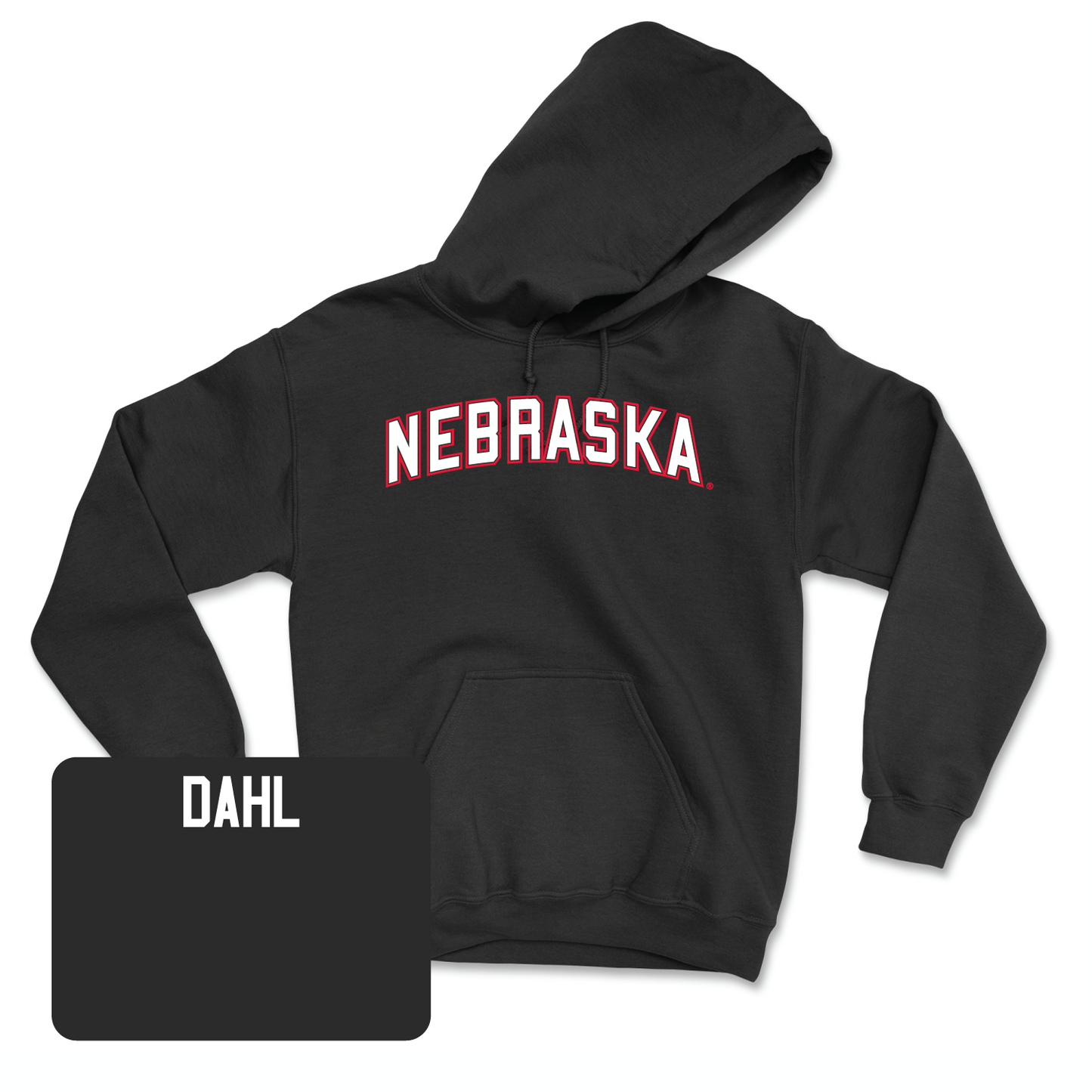 Black Track & Field Nebraska Hoodie Large / Elli Dahl