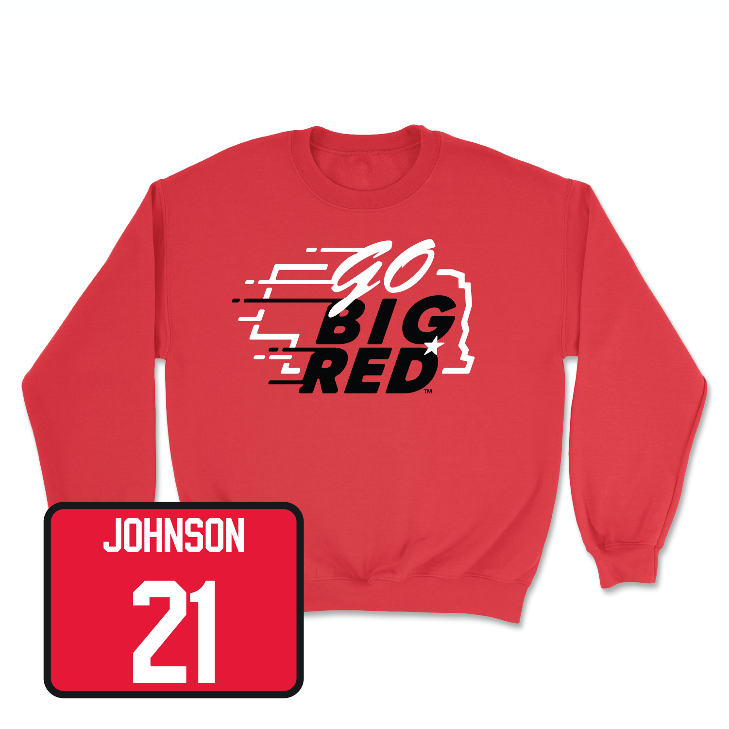 Red Football GBR Crew 3 Large / Emmett Johnson | #21
