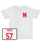 White Football Comfort Colors Tee 6 X-Large / Ethan Piper | #57