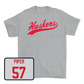 Sport Grey Football Script Tee 6 Youth Large / Ethan Piper | #57