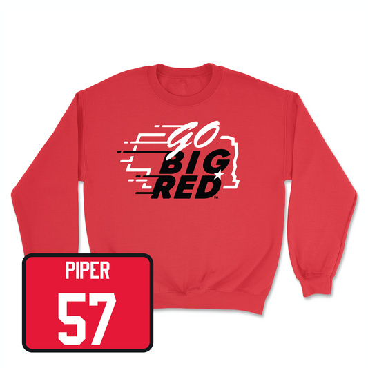 Red Football GBR Crew 6 Youth Small / Ethan Piper | #57