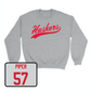 Sport Grey Football Script Crew 6 Youth Large / Ethan Piper | #57