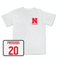 White Women's Soccer Comfort Colors Tee Youth Small / Emma Prososki | #20