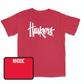 Red Women's Rifle Huskers Tee Large / Emma Rhode