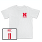 White Men's Basketball Comfort Colors Tee Youth Large / Eli Rice | #11