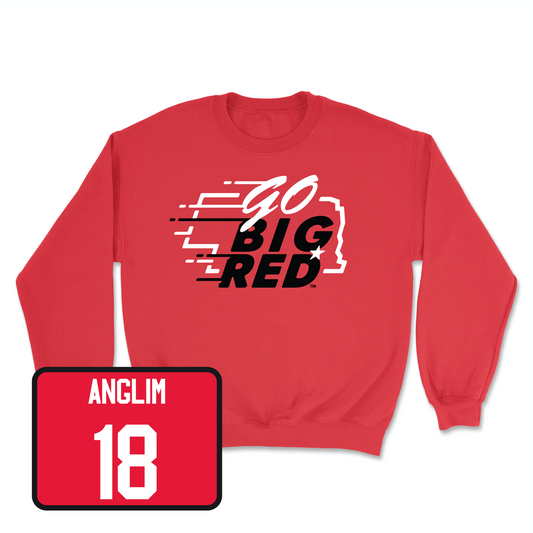 Red Baseball GBR Crew Youth Small / Garrett Anglim | #18