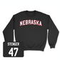 Black Football Nebraska Crew 5 Youth Medium / Gage Stenger | #47