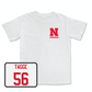 White Football Comfort Colors Tee 6 Large / Grant Tagge | #56