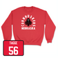 Red Football Cornhuskers Crew 6 2X-Large / Grant Tagge | #56