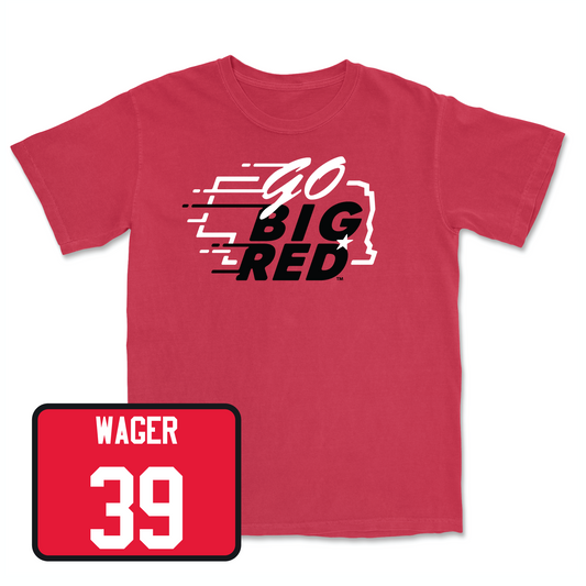 Red Football GBR Tee Youth Small / Gage Wager | #39