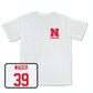 White Football Comfort Colors Tee Small / Gage Wager | #39
