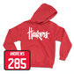 Red Wrestling Huskers Hoodie Youth Large / Harley Andrews | #285