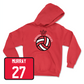 Red Women's Volleyball Crown Hoodie Youth Small / Harper Murray | #27