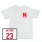 White Football Comfort Colors Tee 3 3X-Large / Isaac Gifford | #23
