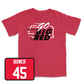 Red Football GBR Tee Youth Large / Jacob Bower | #45