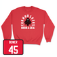 Red Football Cornhuskers Crew 3X-Large / Jacob Bower | #45