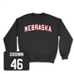 Black Football Nebraska Crew 5 Youth Large / John Goodwin | #46