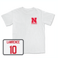 White Men's Basketball Comfort Colors Tee Small / Jamarques Lawrence | #10
