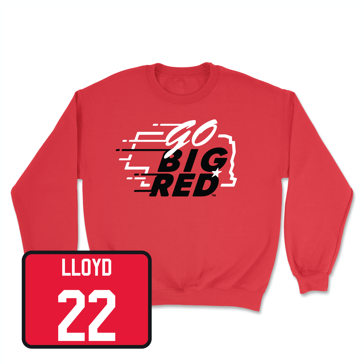 Red Football GBR Crew Youth Small / Jaylen Lloyd | #22