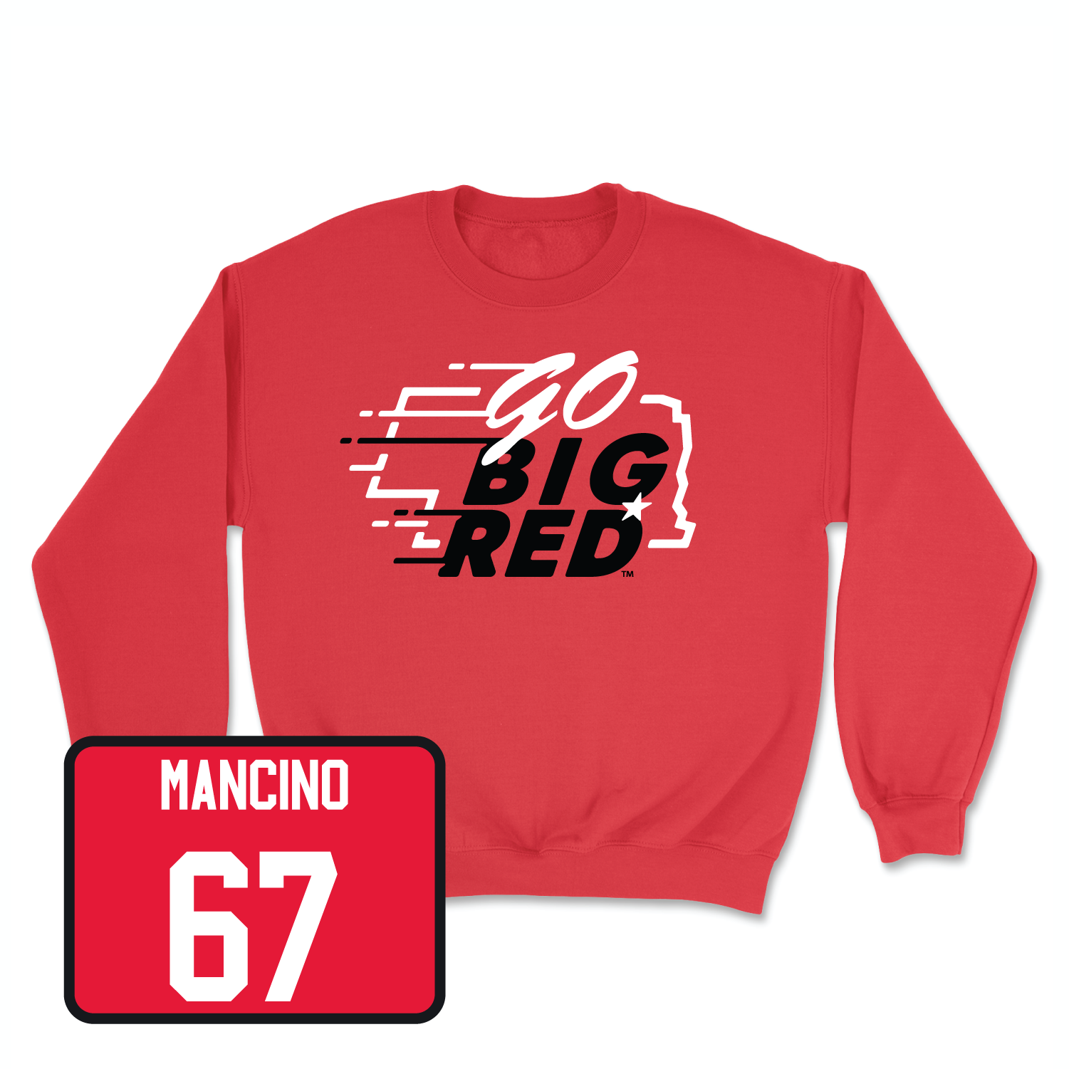 Red Football GBR Crew 7 Youth Large / Joey Mancino | #67